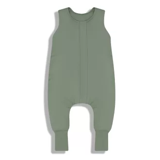 Sleepee pamut tipegő hálózsák lábbal 6-12 hó (XS méret), Green zöld (1.5 TOG)