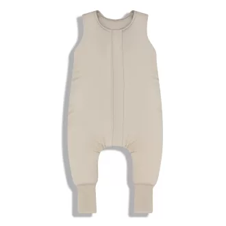 Sleepee pamut tipegő hálózsák lábbal 6-12 hó (XS méret), beige homok (1.5 TOG)