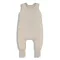 Sleepee pamut tipegő hálózsák lábbal 6-12 hó (XS méret), beige homok (1.5 TOG)