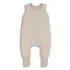 Sleepee pamut tipegő hálózsák lábbal 6-12 hó (XS méret), beige homok (1.5 TOG)
