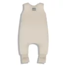 Sleepee pamut tipegő hálózsák lábbal 6-12 hó (XS méret), beige homok (1.5 TOG)