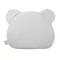 Sleepee muszlin Teddy babapárna grey (szürke) színben, maci formájú puha és légáteresztő pamut babapárna