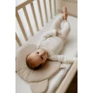 Sleepee muszlin Teddy babapárna rose (rózsaszín) színben, maci formájú puha és légáteresztő pamut babapárna