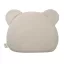 Sleepee muszlin Teddy babapárna sand (bézs) színben, maci formájú puha és légáteresztő pamut babapárna
