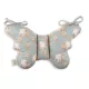 Sleepee Butterfly anti-shock pillangó babapárna Sky Blue (kék, állatkás) mintával, rázkódás elleni fejtámasztó babapárna babakocsiba és autósülésbe
