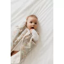 Sleepee Grow Up állítható baba hálózsák 0-24 hó, bélelt pamut, kék bárányos (Sky Blue) minta (2.5 TOG)