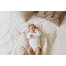 Sleepee NewBorn újszülött hálózsák 0-4 hó, bélelt pamut, bézs állatkás (Vintage Animals Almond) minta (2.5 TOG)