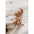Sleepee NewBorn újszülött hálózsák 0-4 hó, bélelt pamut, bézs állatkás (Vintage Animals Almond) minta (2.5 TOG)