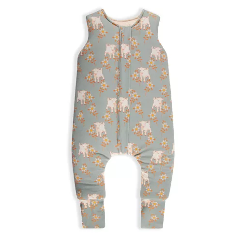 Tipegő Hálózsák (XS) 2.5 TOG / Vintage Animals Sky Blue - Cream