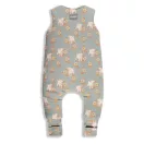 Sleepee téli tipegő baba hálózsák 6-12 hó (XS), pamut borítás, kék bárányos Vintage Animals minta (2.5 TOG)