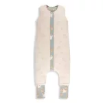 Sleepee kifordítható téli tipegő baba hálózsák 1-2 év (S), pamut borítás, kék bárányos Vintage Animals és bézs Cream minta (2.5 TOG)