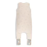 Sleepee kifordítható téli tipegő baba hálózsák 1-2 év (S), pamut borítás, kék bárányos Vintage Animals és bézs Cream minta (2.5 TOG)