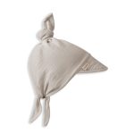 Sleepee puha pamut muszlin nyári napellenzős sapka babáknak / Sand