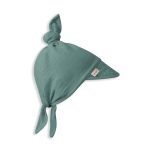 Sleepee puha pamut muszlin nyári napellenzős sapka babáknak / Ocean Green