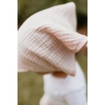 Sleepee puha pamut muszlin nyári napellenzős sapka babáknak / Ocean Green