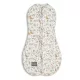 Sleepee First Step újszülött baba pólya, puha pamut anyagból, bézs erdei állatkás (Ivory Forest) mintával (0.5 TOG)