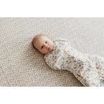 Sleepee First Step újszülött baba pólya, puha pamut anyagból, bézs erdei állatkás (Ivory Forest) mintával (0.5 TOG)