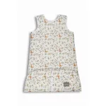 Sleepee Grow Up állítható baba hálózsák 0-24 hó, bélelt pamut, bézs erdei állatkás (Ivory Forest) minta (2.5 TOG)