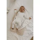Sleepee NewBorn újszülött hálózsák 0-4 hó, bélelt pamut, bézs erdei állatkás (Ivory Forest) minta (2.5 TOG)