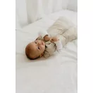 Sleepee NewBorn újszülött hálózsák 0-4 hó, bélelt pamut, bézs erdei állatkás (Ivory Forest) minta (2.5 TOG)