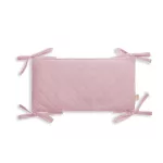 Sleepee 1 db-os steppelt babaágy rácsvédő pink (rózsaszín) színben, megkötős biztonsági panel és rögzíthető ütődésgátló kiságyba