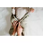 Sleepee 2in1 baba pólya és hálózsák 3-6 hó, bélelt pamut, szürke (Grey) színben (2.5 TOG)