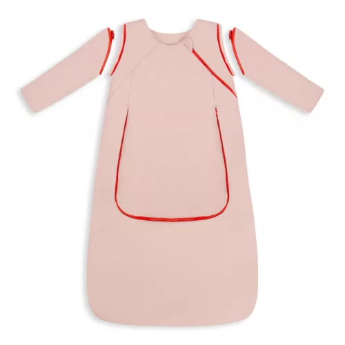 Sleepee téli baba hálózsák levehető ujjakkal, bélelt pamut, rózsaszín (Pink) színben (2.5 TOG)