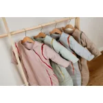 Sleepee téli baba hálózsák levehető ujjakkal, bélelt pamut, szürke (Grey) színben (2.5 TOG)