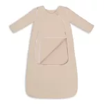 Sleepee téli baba hálózsák levehető ujjakkal, bélelt pamut, bézs homok (Sand) színben (2.5 TOG)
