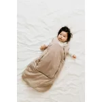 Sleepee téli baba hálózsák levehető ujjakkal, bélelt pamut, bézs homok (Sand) színben (2.5 TOG)