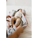 Sleepee téli baba hálózsák levehető ujjakkal, bélelt pamut, szürke (Grey) színben (2.5 TOG)