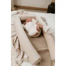 Sleepee 3 az 1-ben moduláris újszülött babafészek sand (bézs) színben, variálható kialakítással és fehér zaj készülékkel a biztonságos alváshoz