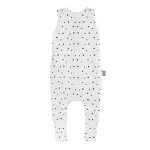 Sleepee kifordítható téli tipegő baba hálózsák 1-2 év (S), pamut borítás, fehér és fekete pöttyös minta (2.5 TOG)