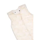Sleepee NewBorn újszülött hálózsák 0-4 hó, bélelt pamut, bézs leveles (Bamboo) minta (2.5 TOG)