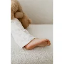 Sleepee pamut tipegő hálózsák lábbal 6-12 hó (XS méret), bézs, leveles mintával (2.5 TOG)
