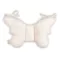 Sleepee Butterfly anti-shock pillangó babapárna Bamboo,  bézs leveles mintával, rázkódás elleni fejtámasztó babapárna babakocsiba és autósülésbe