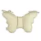 Sleepee Butterfly anti-shock pillangó babapárna Meadow, zöld leveles mintával, rázkódás elleni fejtámasztó babapárna babakocsiba és autósülésbe