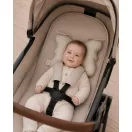 Sleepee Butterfly anti-shock pillangó babapárna Meadow, zöld leveles mintával, rázkódás elleni fejtámasztó babapárna babakocsiba és autósülésbe