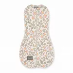 Sleepee First Step újszülött baba pólya, puha pamut anyagból, Blossom, színes virágmintával (0.5 TOG)