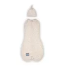 Sleepee First Step újszülött baba pólya, puha pamut anyagból, Blossom, színes virágmintával (0.5 TOG)