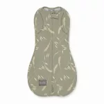 Sleepee Second Step baba pólya, puha pamut anyagból, zöld leveles (Meadow) mintával (0.5 TOG)