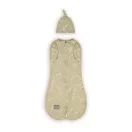 Sleepee Second Step baba pólya, puha pamut anyagból, zöld leveles (Meadow) mintával (0.5 TOG)