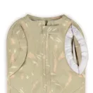 Sleepee Second Step baba pólya, puha pamut anyagból, zöld leveles (Meadow) mintával (0.5 TOG)