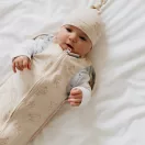 Sleepee Second Step baba pólya, puha pamut anyagból, bézs (Beige) színben (0.5 TOG)