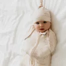 Sleepee Second Step baba pólya, puha pamut anyagból, bézs (Beige) színben (0.5 TOG)