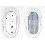 Lepedő szett mózeskosárhoz / bölcsőhöz (2 db-os) / Squirrel-feather