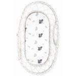 Sleepee puha pamut lepedő szett 2 db mózeskosárhoz babáknak / Squirrel-feather