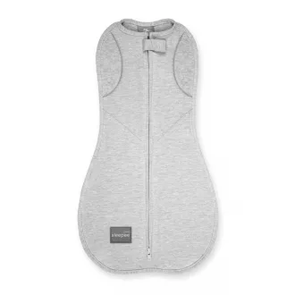 Sleepee Second Step baba pólya, puha pamut anyagból, világosszürke (Light Grey) színben (0.5 TOG)