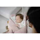 Sleepee Royal Baby újszülött pamut pólya, bársonyos anyagú, szürke (Grey) színben