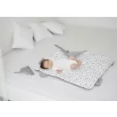 Sleepee Royal Baby újszülött pamut pólya, bársonyos anyagú, szürke (Grey) színben